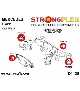 116265A: Rear subframe bush kit SPORT