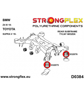 032074B: Rear anti roll bar bush