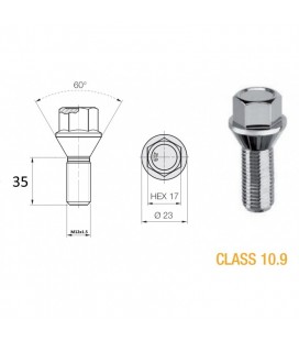 Wheel bolt M12x1.5 cone k.17