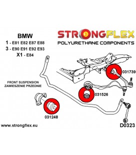 036086A: Front suspension bush kit SPORT