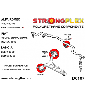 016255B: Front suspension bush kit