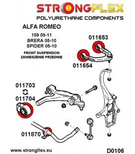 016254B: Front suspension bush kit