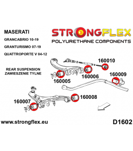 160006A: Rear upper arm bush – rear SPORT