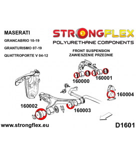 160004A: Front anti roll bar bush SPORT