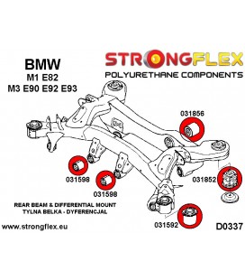 036094A: Rear subframe bush kit SPORT