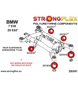 036089B: Rear subframe bush kit