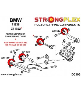 036088B: Rear suspension bush kit