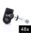 48pcs AirMax TPMS V1 Sensor 315+433MHz Metal Silver