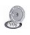 SPARCO MOTORSPORT AERO FUEL CAP (NON LOCKING) BRUSHED ALUMINIUM SILVER