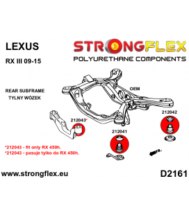 212041B: Rear subframe - front bush