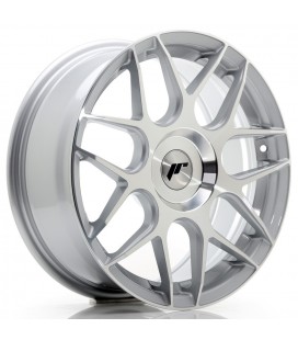 JR Wheels JR18 17x7 ET20-40 BLANK Silver Machined Face