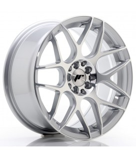 JR Wheels JR18 17x8 ET35 4x100/114 Silver Machined Face