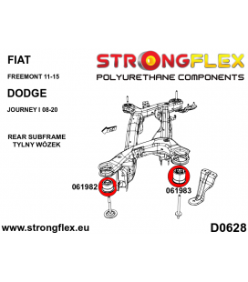 066073B: Rear subframe bush kit