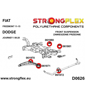 066070B: Front suspension bush kit