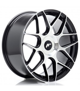 JR Wheels JR18 18x8,5 ET20-45 BLANK Black Machined Face