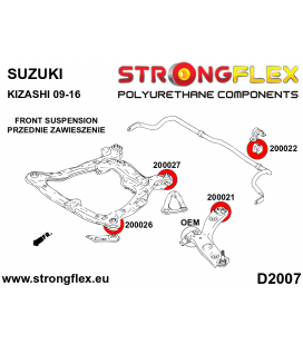 200027B: Front subframe – rear bush