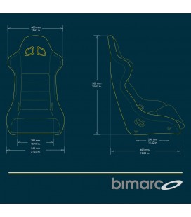 Sportinė sėdynė Bimarco Cobra Pro FIA