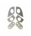 Reinforcement BMW 3 E46 front subframe set