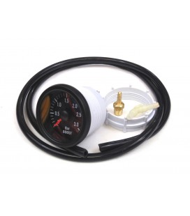 Autogauge VDO stiliaus turbinos slėgio indikatorius 51mm 3BAR