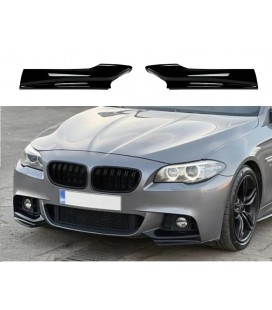 Difuzoriai priekiniam bamperiui BMW F10 / F11 m-pak 11-17, juoda blizgi