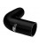 Silicone elbow 90' 60mm Black
