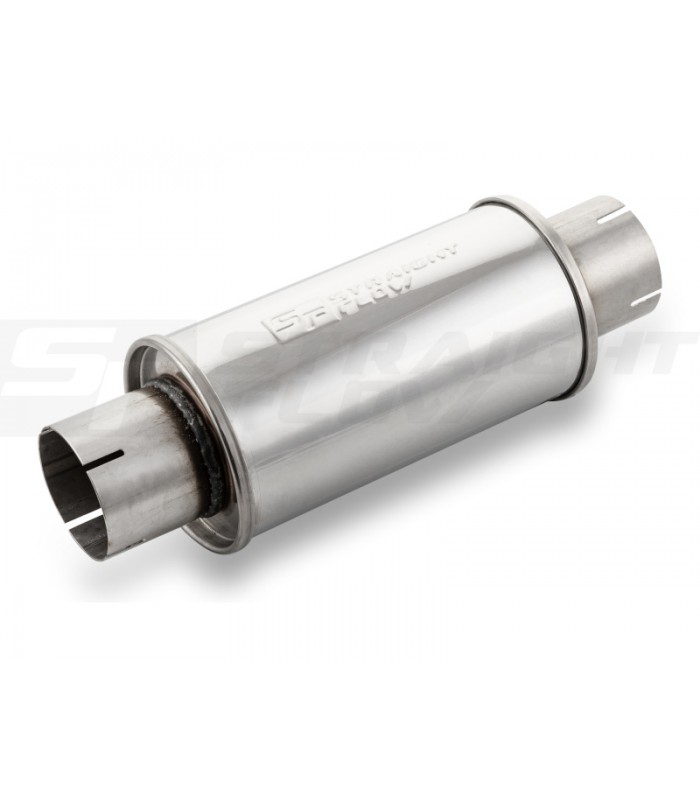 Straight flow Muffler Round 125mm L-245mm D-76 SS
