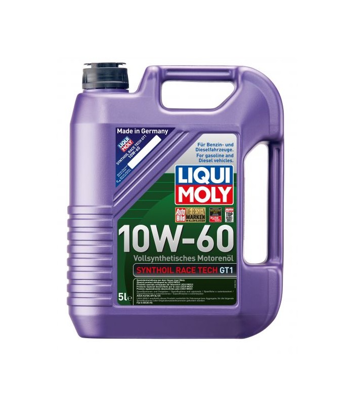 Alyva sportiniams automobiliams Synthoil Race Tech GT1 10W-60 5L