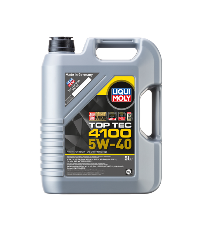 Engine lubricant Liqui Moly Top Tec 4100 5W-40 5L