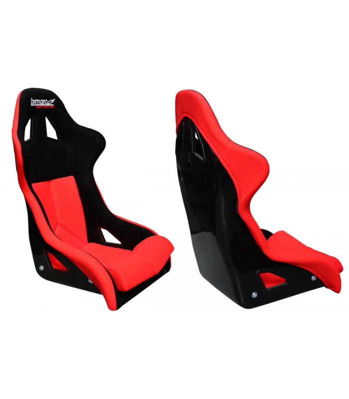 Racing Seat Bimarco Cobra PRO Welur Red-Black FIA