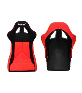 Racing Seat Bimarco Cobra PRO Welur Red-Black FIA