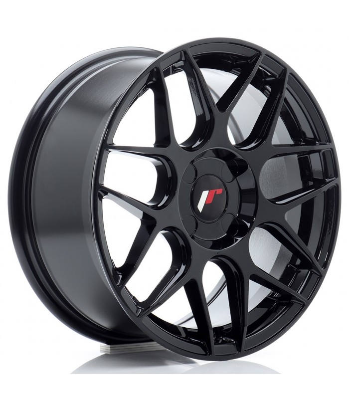 JR Wheels JR18 16x7 ET20-35 4H BLANK Gloss Black