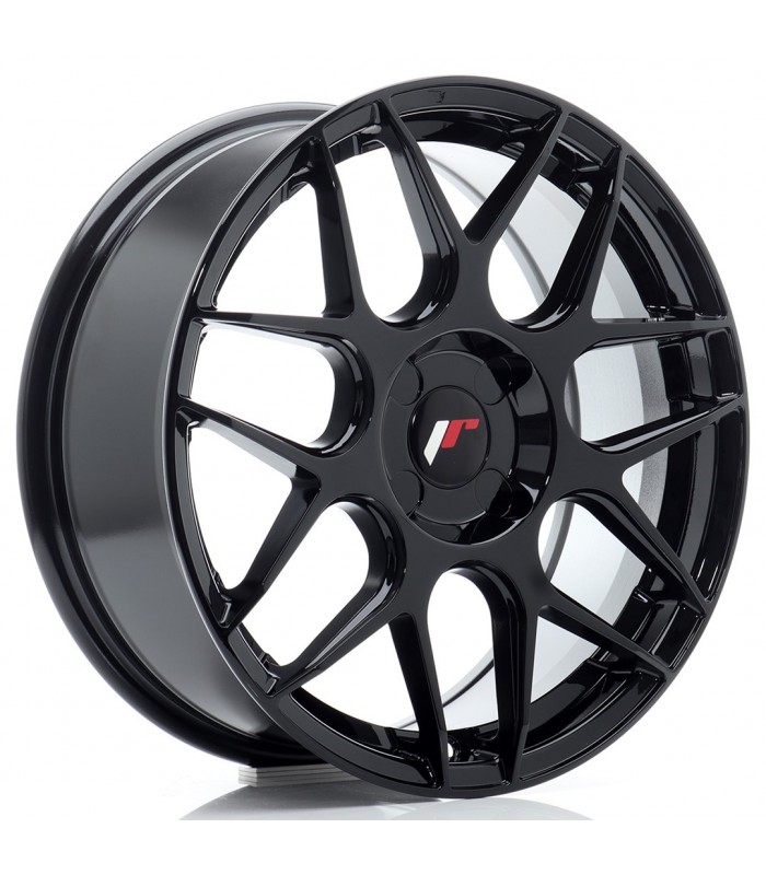 JR Wheels JR18 17x7 ET20-40 4H BLANK Gloss Black