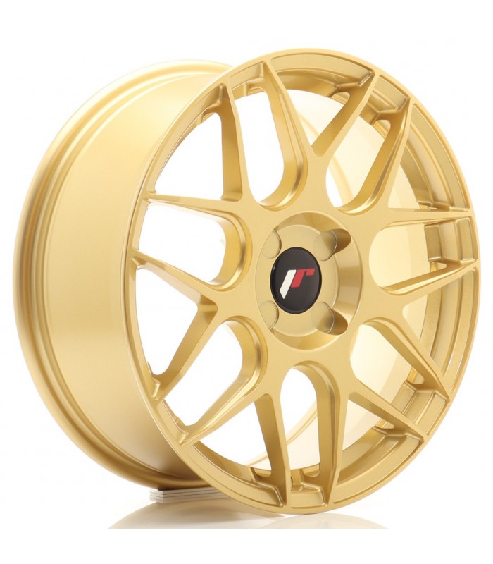 JR Wheels JR18 17x7 ET20-40 4H BLANK Gold