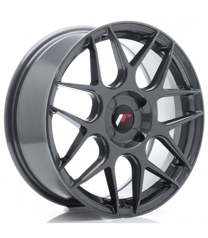 JR Wheels JR18 17x7 ET20-40 4H BLANK Hyper Gray