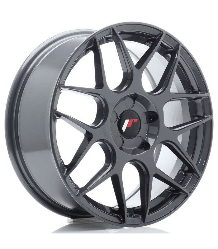 JR Wheels JR18 17x7 ET20-40 5H BLANK Hyper Gray