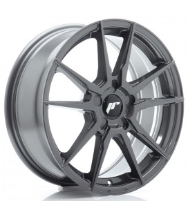 JR Wheels JR21 17x7 ET20-40 5H BLANK Hyper Gray