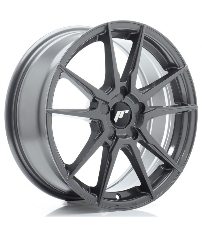 JR Wheels JR21 17x7 ET20-40 5H BLANK Hyper Gray