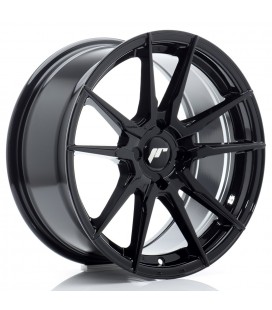 JR Wheels JR21 17x8 ET20-35 4H BLANK Gloss Black
