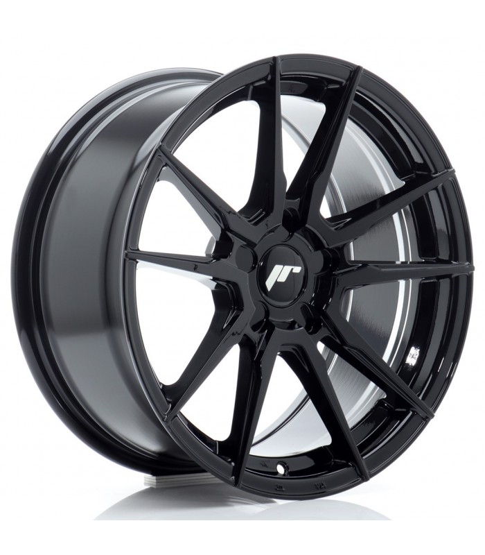JR Wheels JR21 17x8 ET20-35 5H BLANK Gloss Black