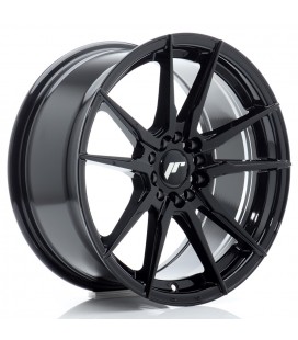 JR Wheels JR21 17x8 ET35 4x100/114 Gloss Black