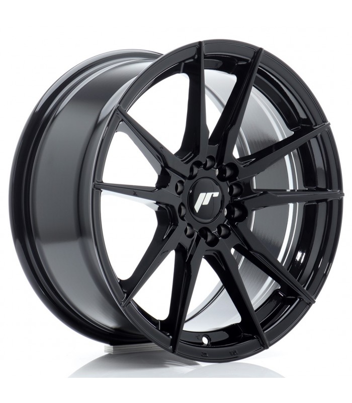 JR Wheels JR21 17x8 ET35 5x108/112 Gloss Black