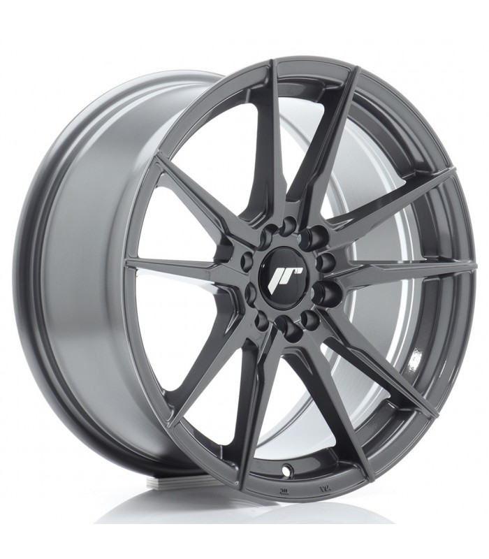 JR Wheels JR21 17x8 ET35 5x108/112 Hyper Gray