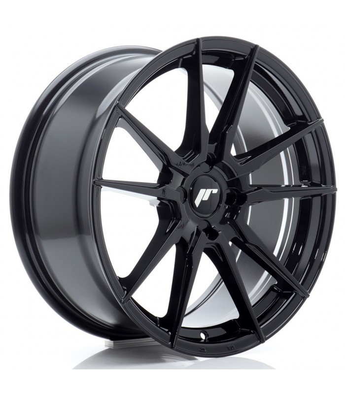 JR Wheels JR21 18x8 ET20-40 4H BLANK Glossy Black