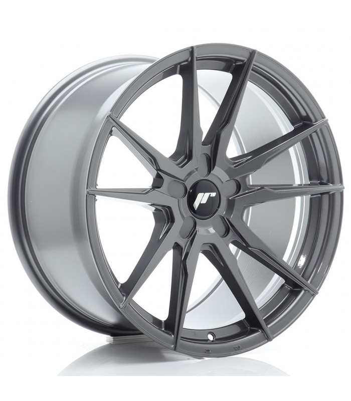 JR Wheels JR21 19x9 ET20-40 5H BLANK Hyper Gray