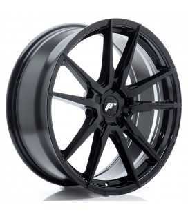 JR Wheels JR21 20x8 ET20-40 5H BLANK Glossy Black