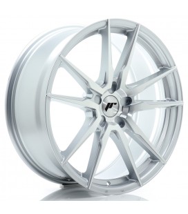JR Wheels JR21 20x8 ET20-40 5H BLANK Silver Machined Face