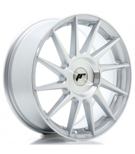 JR Wheels JR22 17x7 ET20-40 BLANK Silver Machined Face