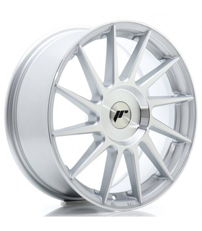 JR Wheels JR22 17x7 ET20-40 BLANK Silver Machined Face