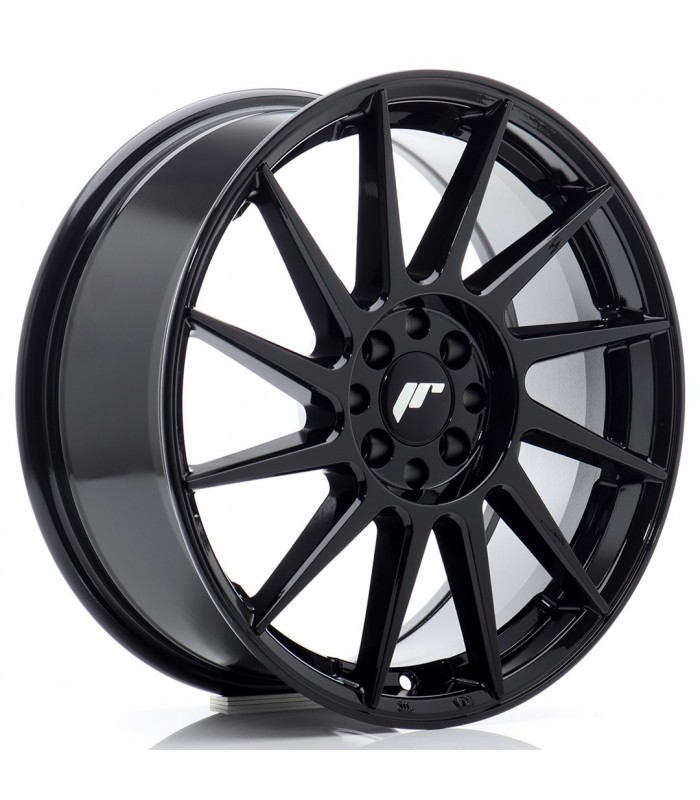 JR Wheels JR22 17x8 ET35 5x100/114 Glossy Black