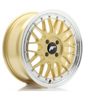 JR Wheels JR23 16x7 ET20 4x100 Gold w/Machined Lip